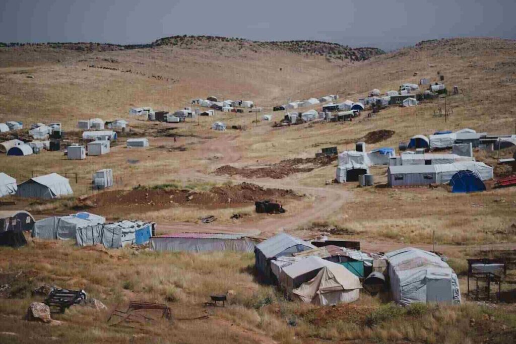 An IDP camp for Ezidis from the Sinjar (Shingal) region