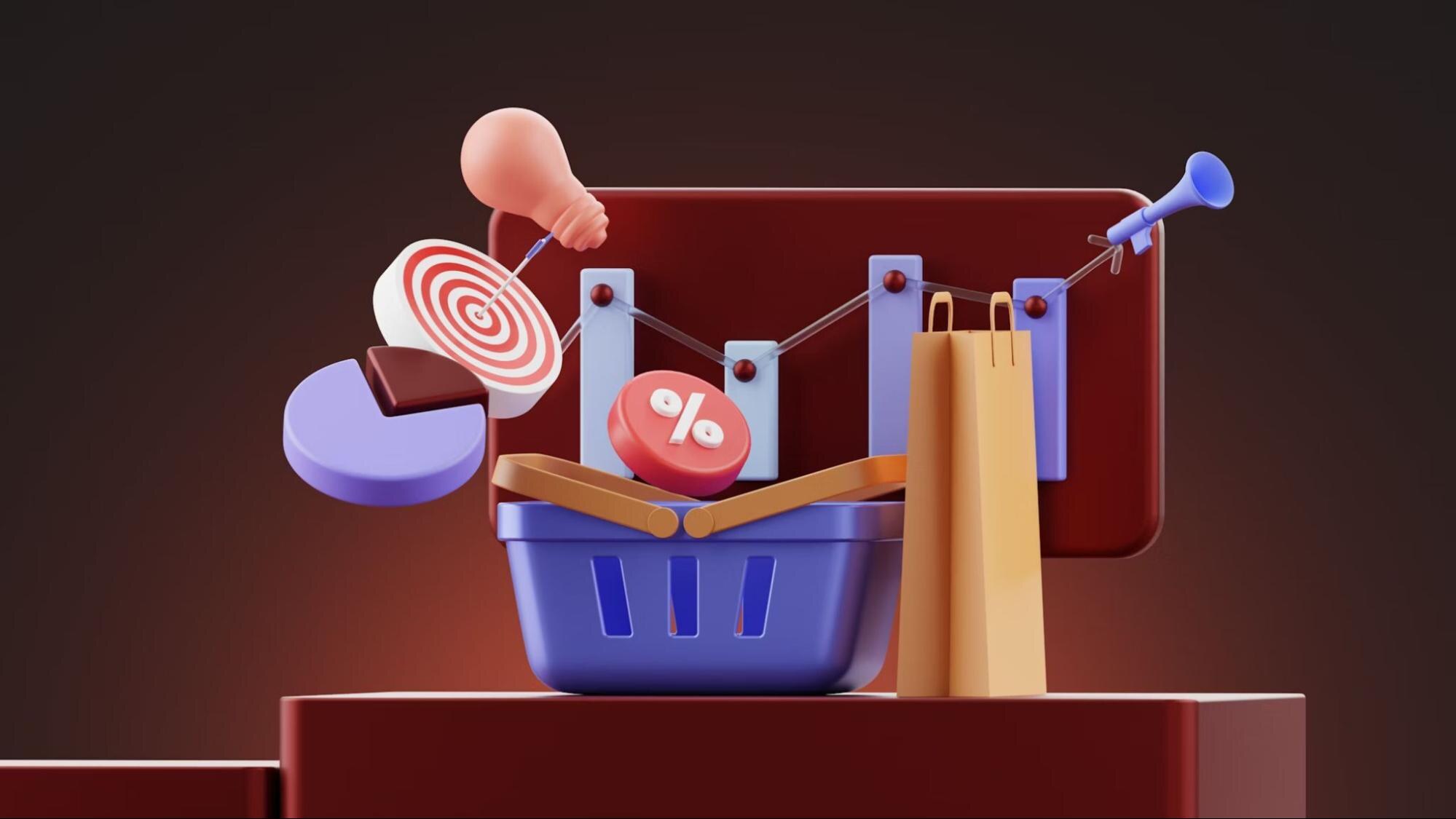 Image depicting an online shopping cart