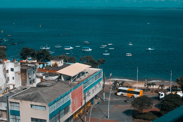 Sea side view during daytime